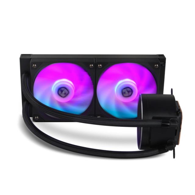 NOX - Hummer X-240 LCD Procesador Refrigerador de aire 12 cm Negro 1 pieza(s)