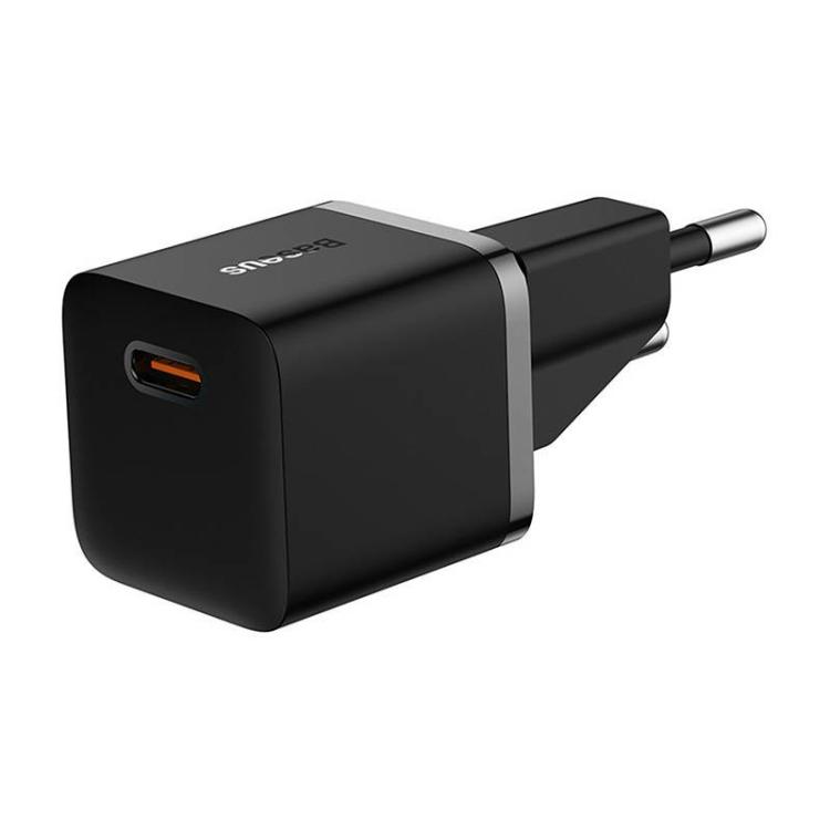Baseus - GaN5 20W Mini Universal Negro Corriente alterna Carga rápida Interior