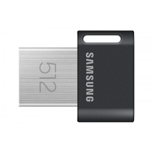 Samsung - MUF-512AB unidad flash USB 512 GB USB tipo A 3.2 Gen 1 (3.1 Gen 1) Negro, Acero inoxidable