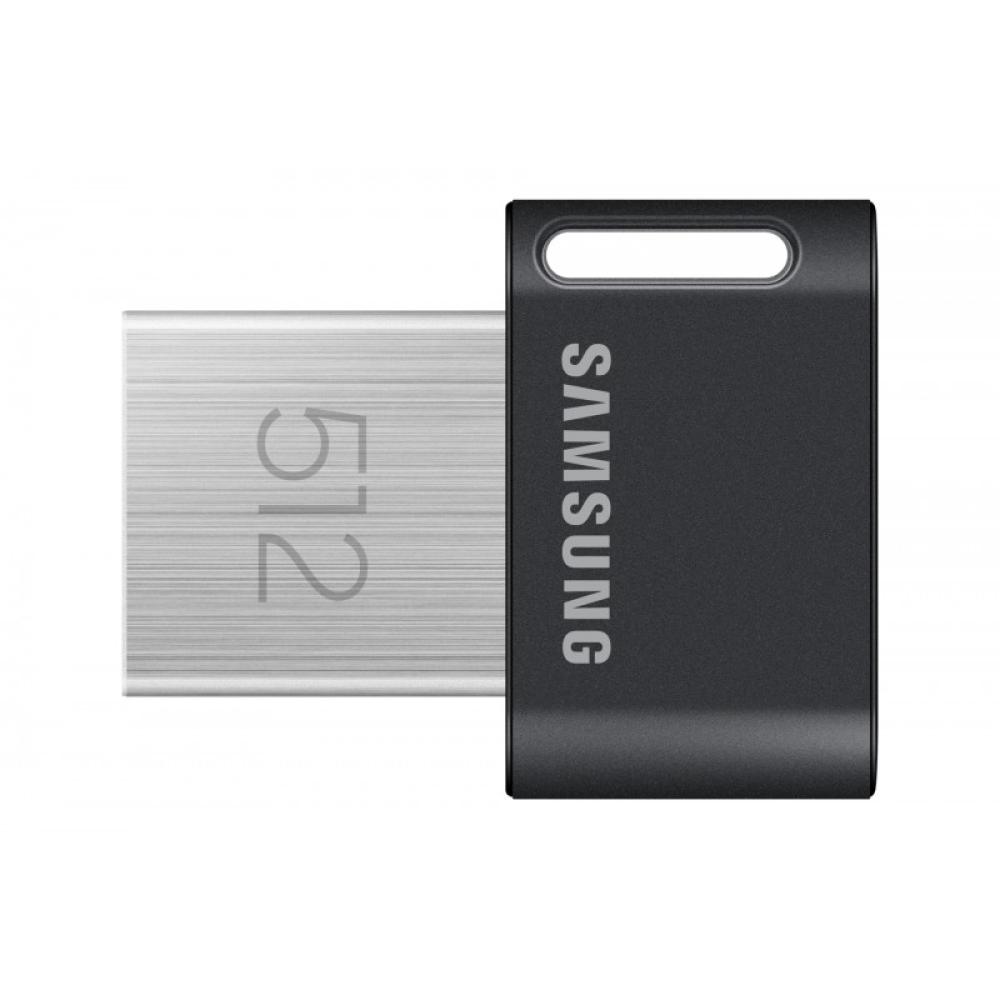 Samsung - MUF-512AB unidad flash USB 512 GB USB tipo A 3.2 Gen 1 (3.1 Gen 1) Negro, Acero inoxidable