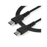 StarTech.com - Cable de 1m de Carga USB C - de Carga Rápida y Sincronización USB 2.0 Tipo C a USB C para Portátiles - RUSB2CC1MB