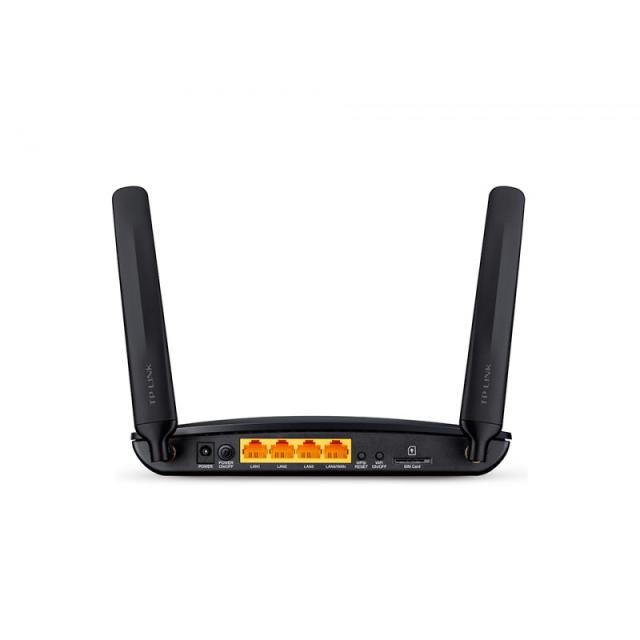TP-Link - Archer MR200 router inalámbrico Ethernet rápido Doble banda (2,4 GHz / 5 GHz) 4G Negro