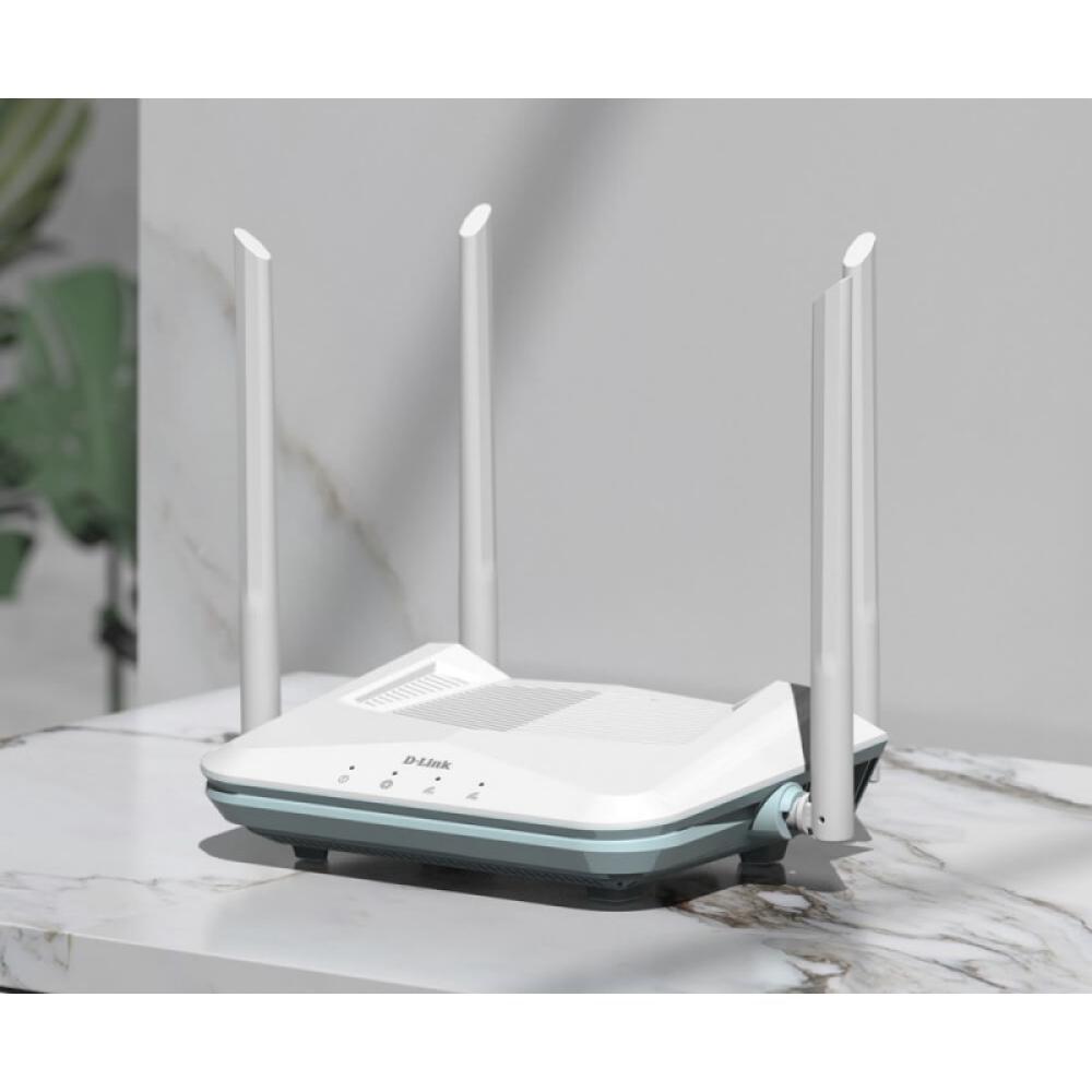 D-Link - R15 router inalámbrico Gigabit Ethernet Doble banda (2,4 GHz / 5 GHz) Blanco