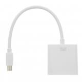 T''nB - MIDPVGA adaptador de cable de vídeo VGA (D-Sub) Mini DisplayPort Blanco