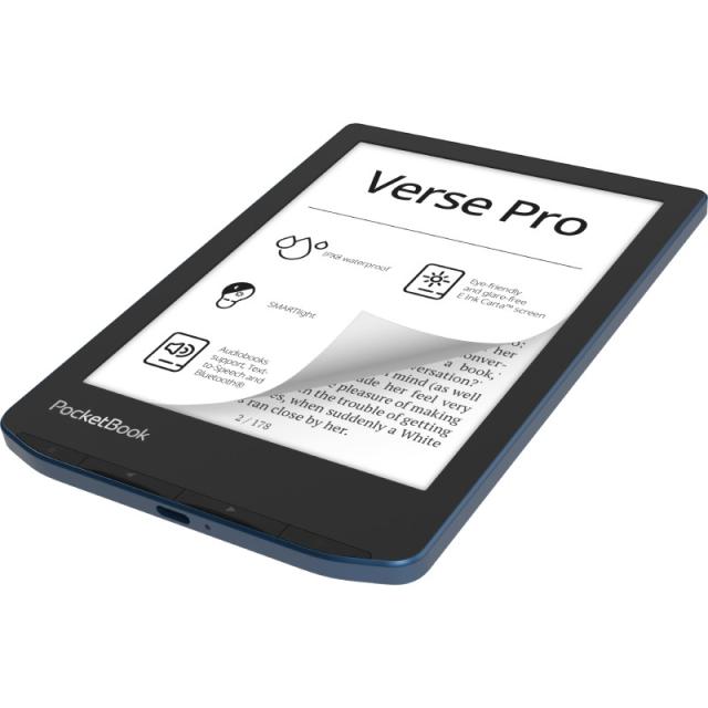 PocketBook - Verse Pro lectore de e-book Pantalla táctil 16 GB Wifi Negro, Azul