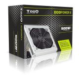 TooQ - TQEP-500SSE unidad de fuente de alimentación 500 W 24-pin ATX ATX Plata