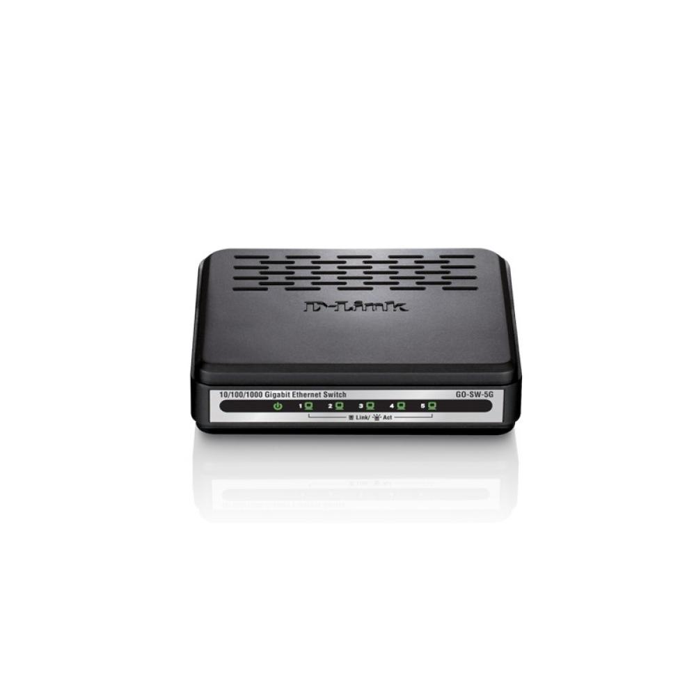 D-Link - GO-SW-5G switch No administrado Negro