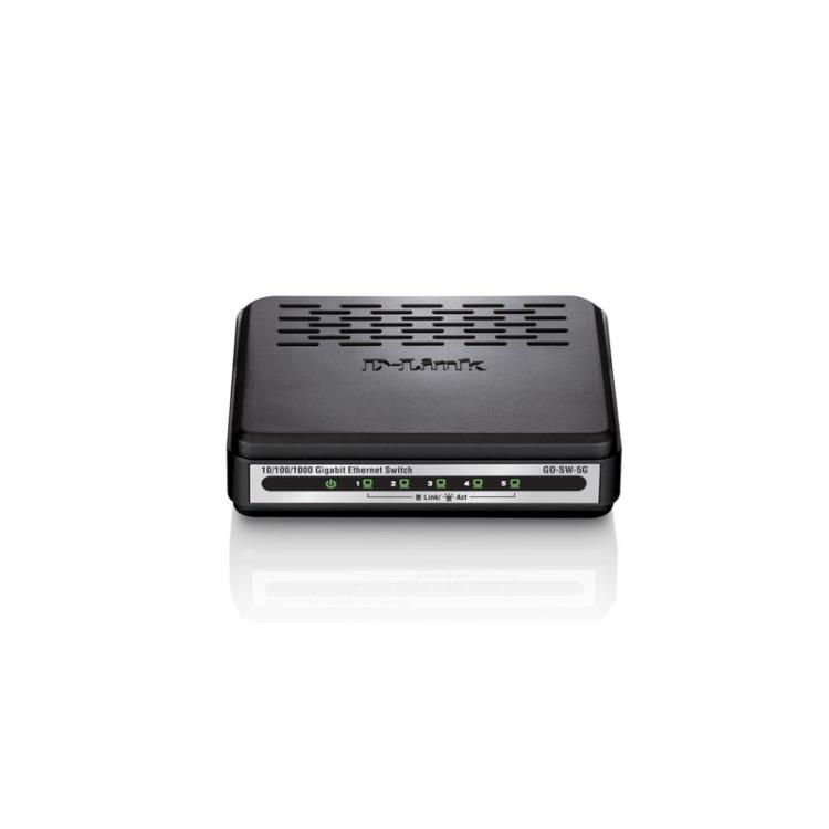 D-Link - GO-SW-5G switch No administrado Negro