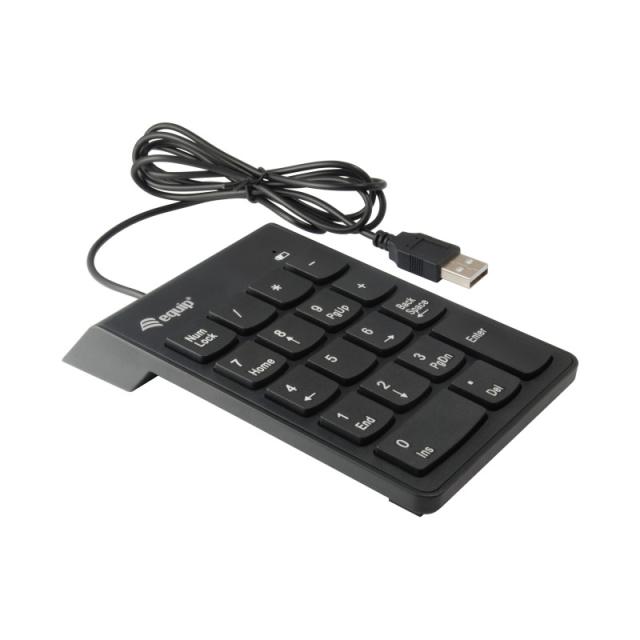 Equip - 245205 teclado numérico Universal USB Negro