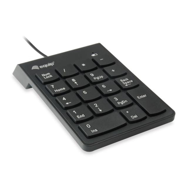 Equip - 245205 teclado numérico Universal USB Negro