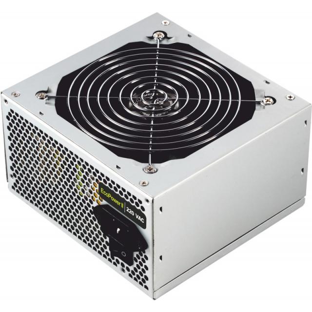 TooQ - TQEP-500SSE unidad de fuente de alimentación 500 W 24-pin ATX ATX Plata