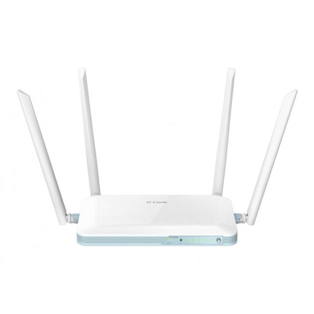 D-Link - EAGLE PRO AI router inalámbrico Ethernet rápido Banda única (2,4 GHz) 4G Blanco