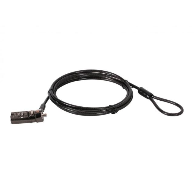 Conceptronic - CUSTODIO01BN cable antirrobo Negro 1,8 m