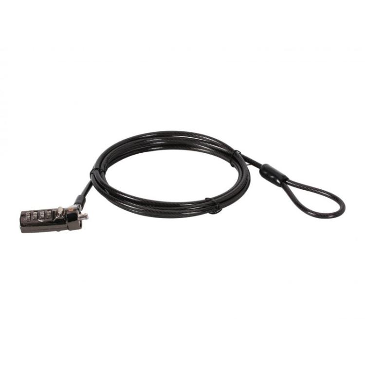 Conceptronic - CUSTODIO01BN cable antirrobo Negro 1,8 m