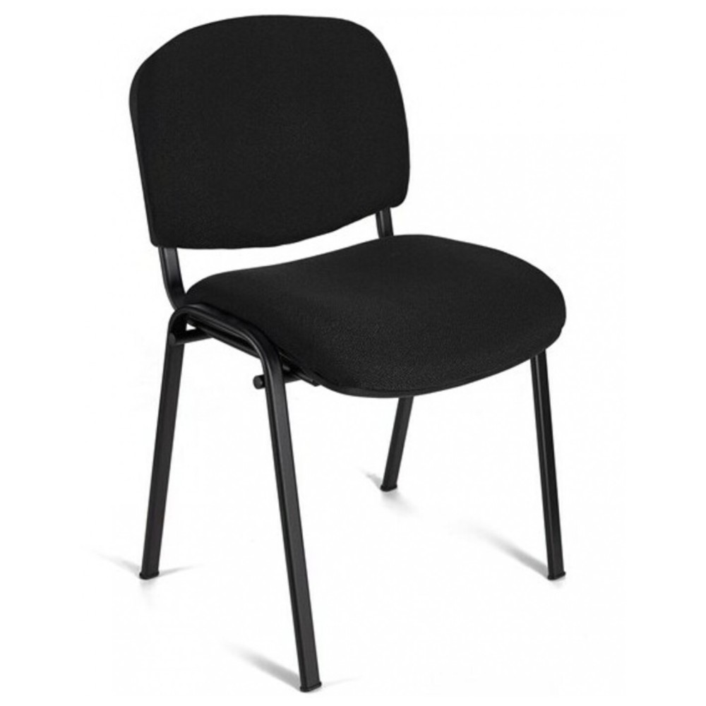 Silla Fissa Tapizada Tubo negro