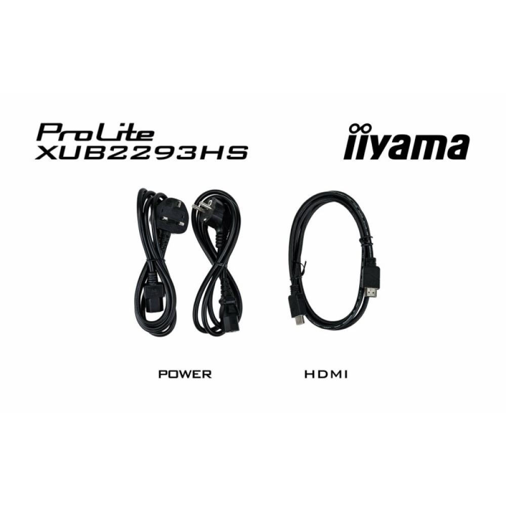 iiyama - ProLite XUB2293HS-B6 pantalla para PC 54,6 cm (21.5") 1920 x 1080 Pixeles Full HD LED Negro
