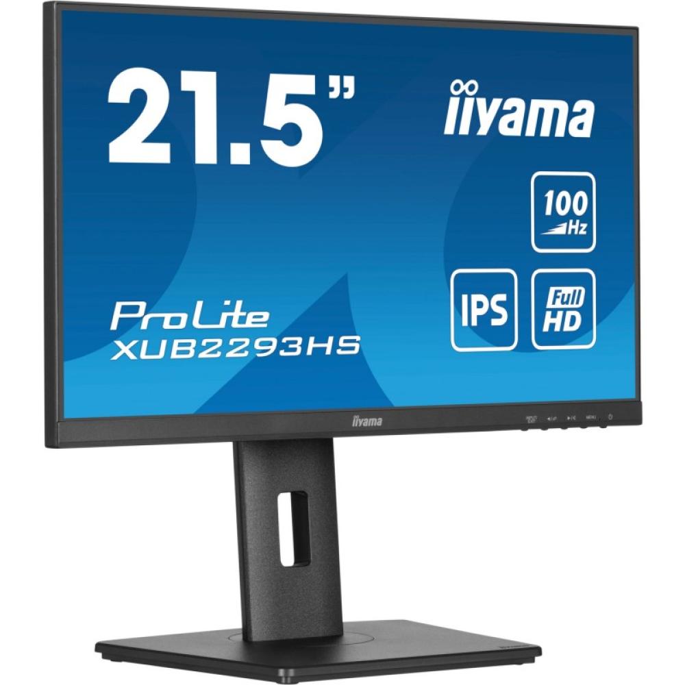 iiyama - ProLite XUB2293HS-B6 pantalla para PC 54,6 cm (21.5") 1920 x 1080 Pixeles Full HD LED Negro
