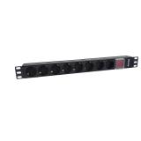 Phasak - Regleta 19" 8 tomas SFO C14 con interruptor 3 m - BNS 1520