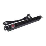 Phasak - Regleta 19" 8 tomas SFO C14 con interruptor 3 m - BNS 1520