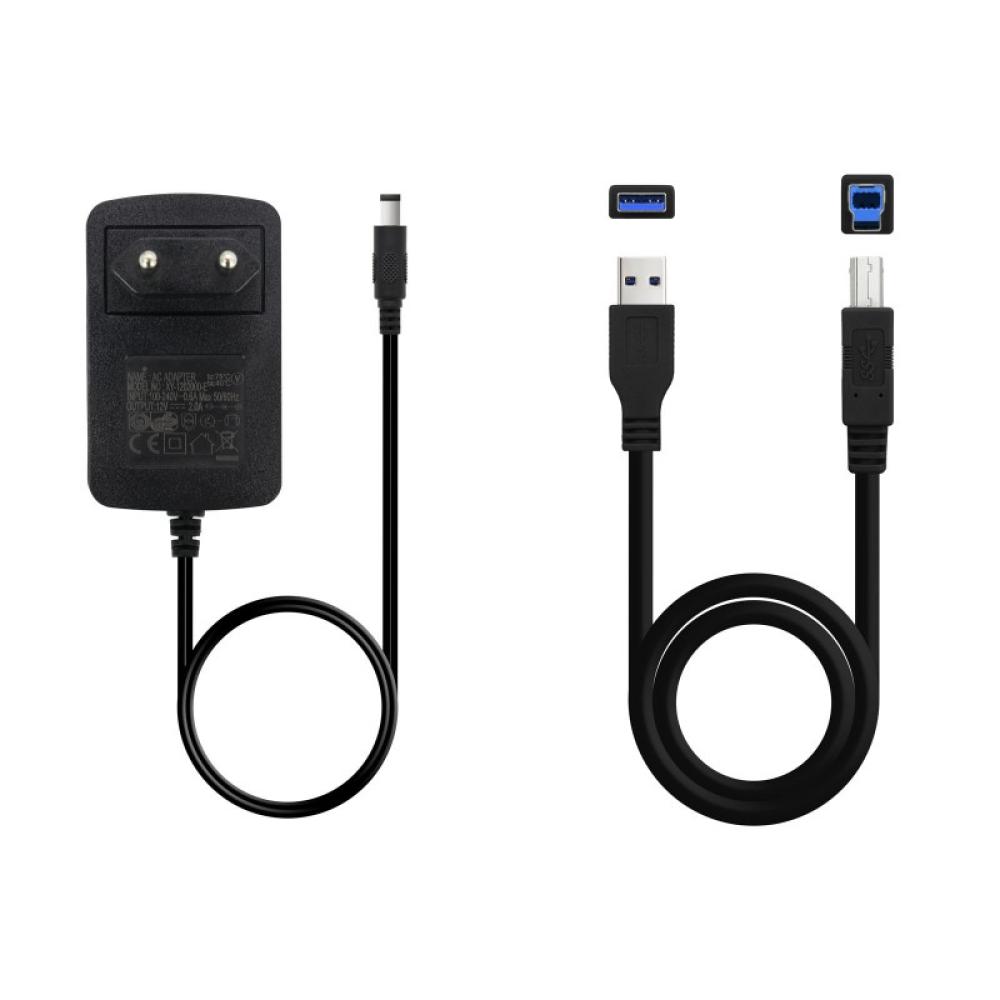 TooQ - DOCK STATION SATA 2.5/3.5 A USB 3.0 CLONE OTB NEGRO