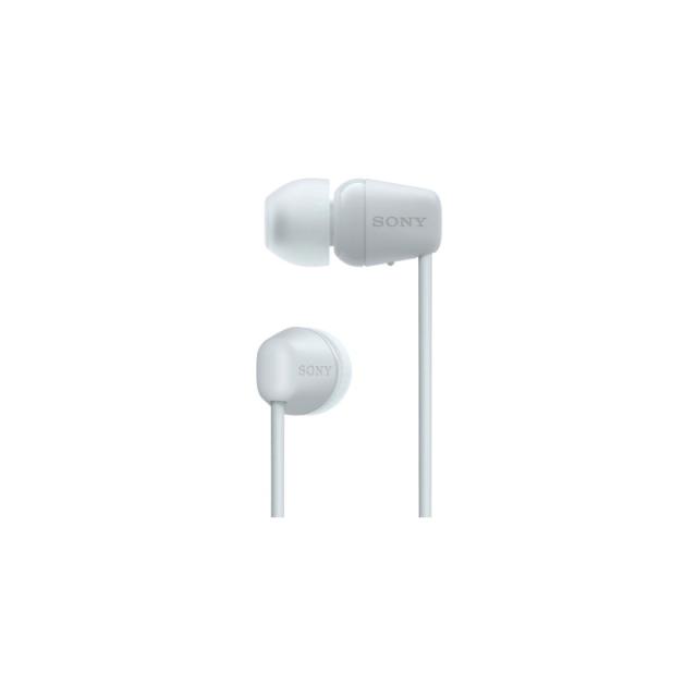 Sony - WI-C100 Auriculares Inalámbrico Dentro de oído Llamadas/Música Bluetooth Blanco