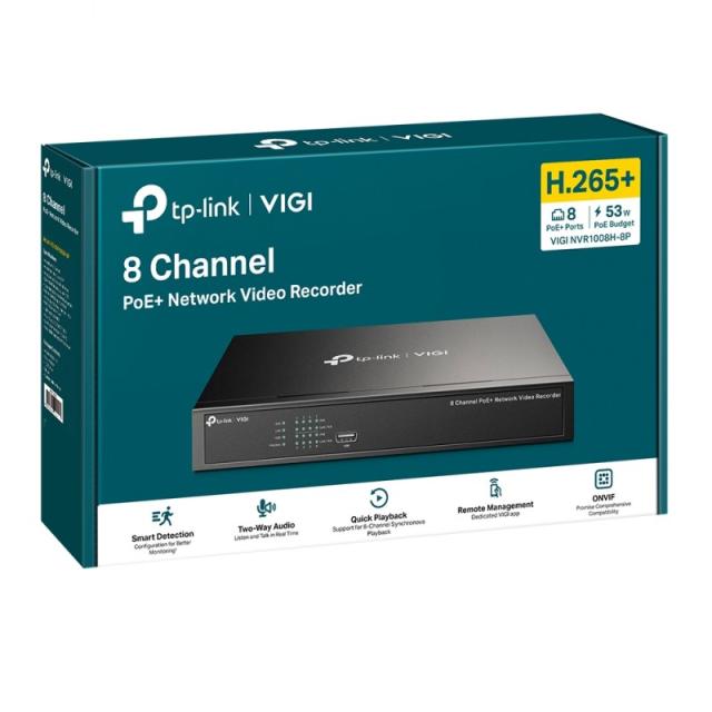 TP-Link - VIGI NVR1008H-8P Negro