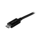 StarTech.com - Cable de 1m USB-C a USB-C - USB 3.1 (10Gbps) - 4K - USB-IF - de Carga y Sincronización - Cable USB Tipo C a USB T
