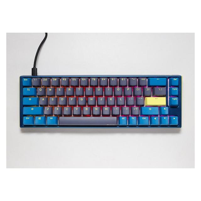 Ducky - One 3 SF teclado Juego USB Azul, Gris, Amarillo