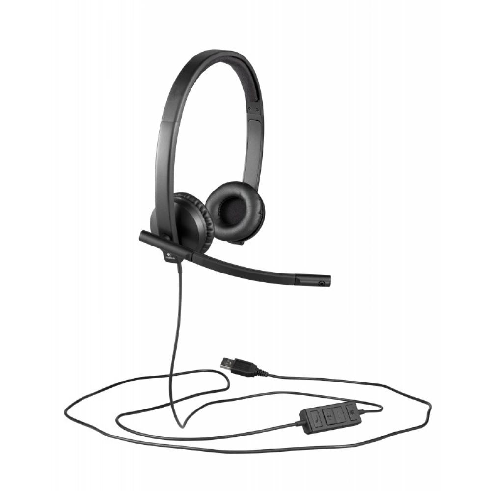 Logitech - H570e Auriculares Alámbrico Diadema Oficina/Centro de llamadas USB tipo A Negro