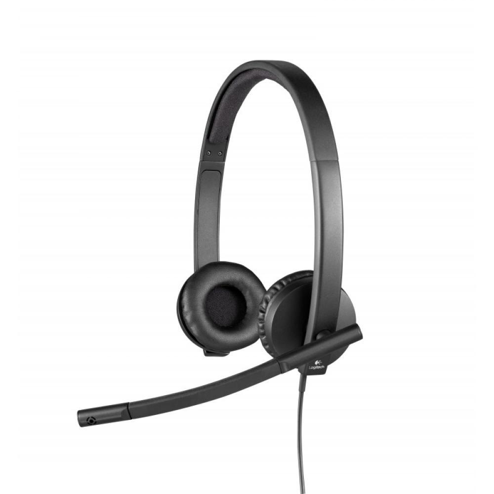Logitech - H570e Auriculares Alámbrico Diadema Oficina/Centro de llamadas USB tipo A Negro