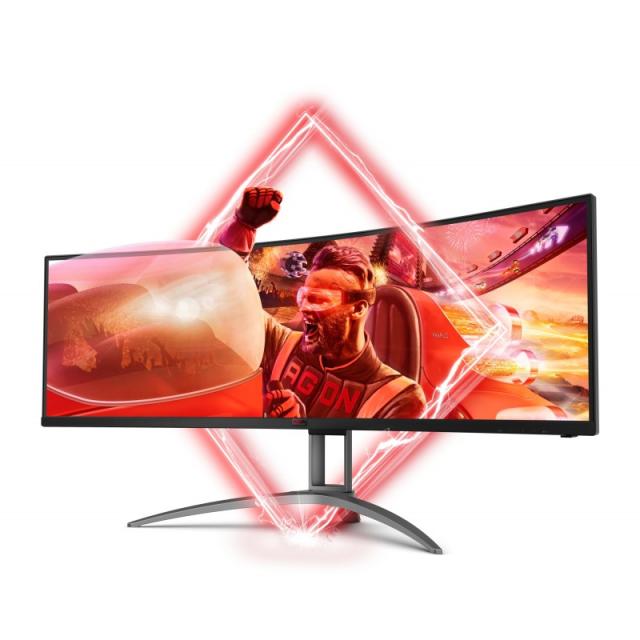 AOC - B2 AG493UCX2 pantalla para PC 124 cm (48.8") 5120 x 1440 Pixeles Quad HD LED Negro