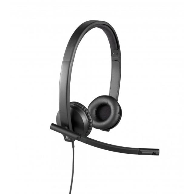 Logitech - H570e Auriculares Alámbrico Diadema Oficina/Centro de llamadas USB tipo A Negro