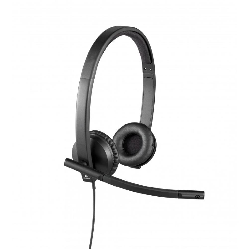 Logitech - H570e Auriculares Alámbrico Diadema Oficina/Centro de llamadas USB tipo A Negro