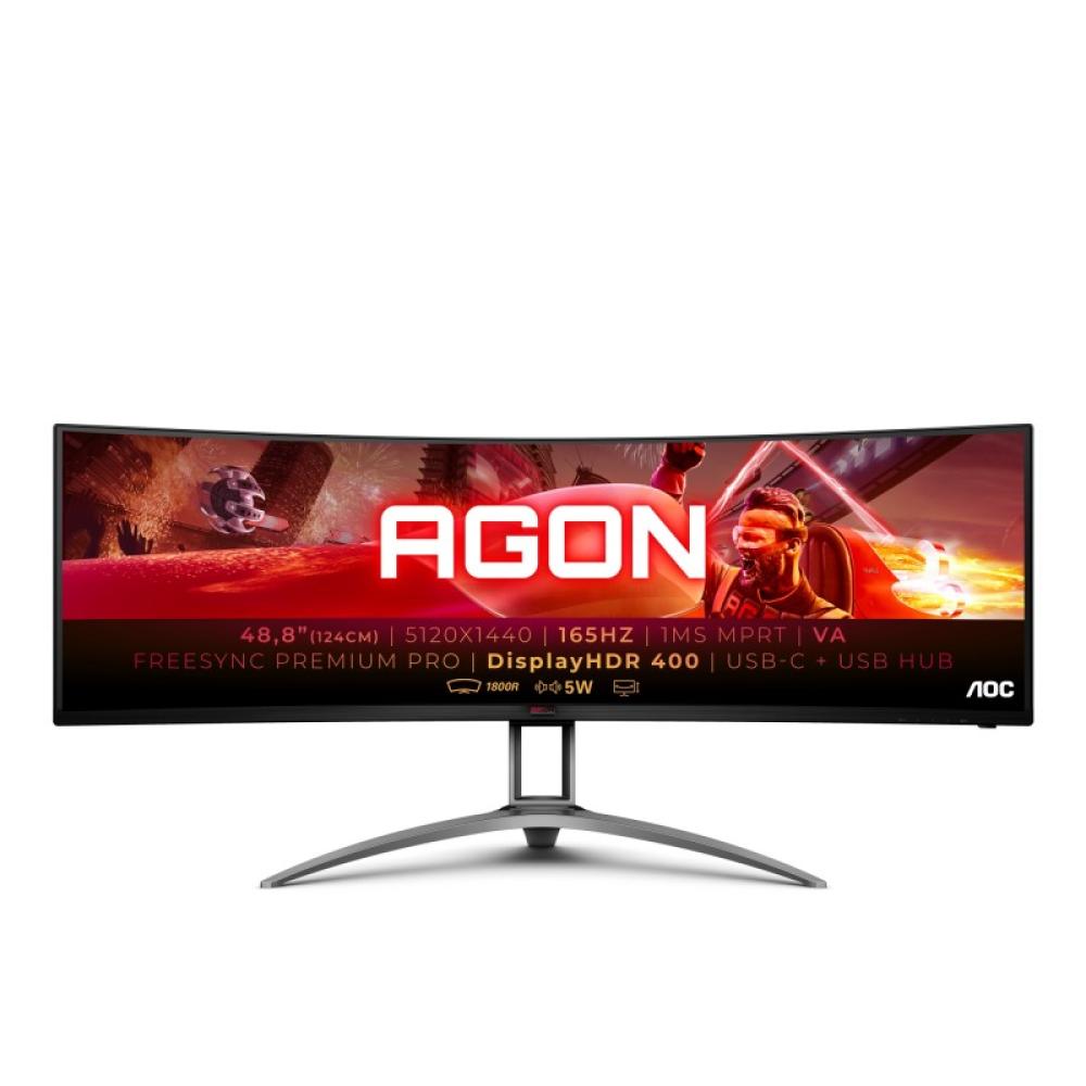 AOC - B2 AG493UCX2 pantalla para PC 124 cm (48.8") 5120 x 1440 Pixeles Quad HD LED Negro