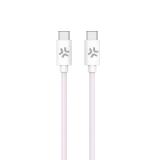 Celly - USBCUSBCCOTTPK cable USB 1,5 m USB C Rosa, Blanco