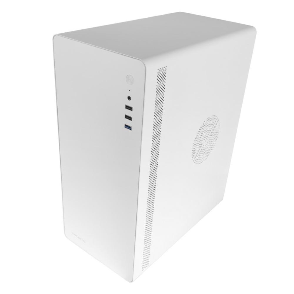 Tacens - ENSIS, Caja PC ATX, Diseño Completamente Metálico, Estructura Robusta Ultrarresistente, Semitorre con Ventila - 2ENSISW