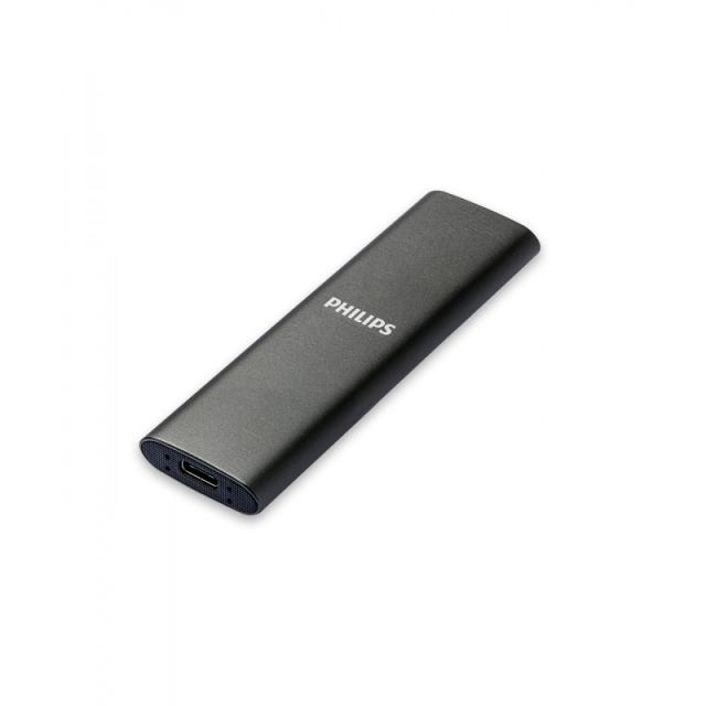 Philips - FM02SS030P/00 unidad externa de estado sólido 2 TB USB Tipo C 3.2 Gen 1 (3.1 Gen 1) Gris