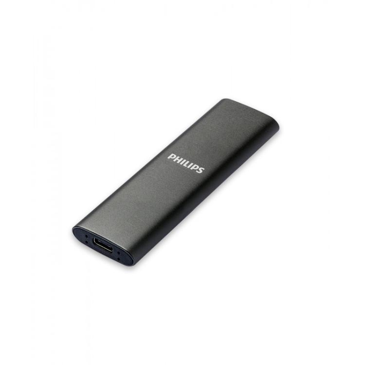 Philips - FM02SS030P/00 unidad externa de estado sólido 2 TB USB Tipo C 3.2 Gen 1 (3.1 Gen 1) Gris