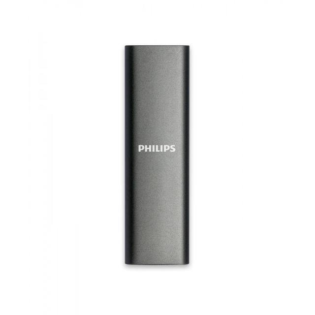 Philips - FM02SS030P/00 unidad externa de estado sólido 2 TB USB Tipo C 3.2 Gen 1 (3.1 Gen 1) Gris