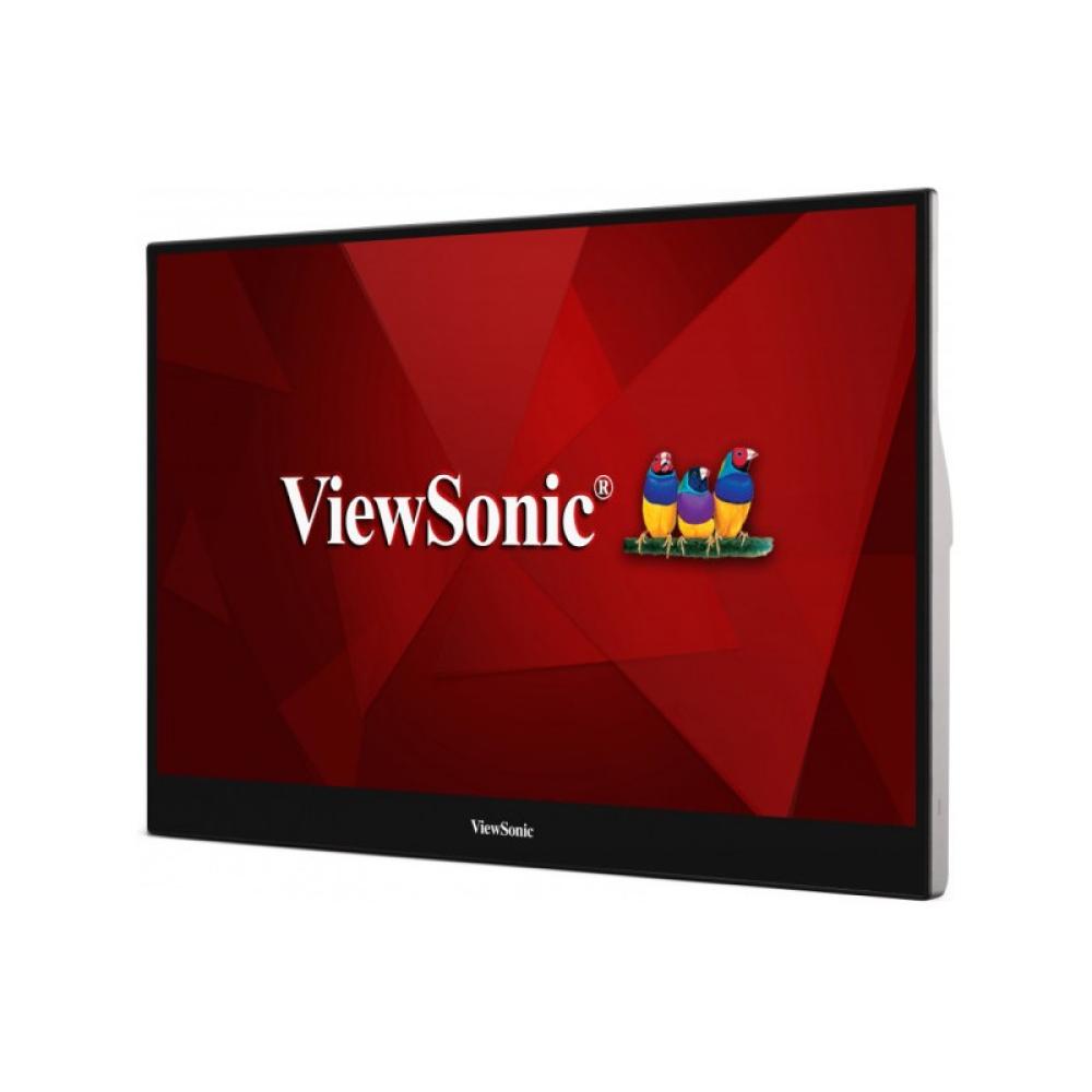 Viewsonic - TD1655 pantalla para PC 39,6 cm (15.6") 1920 x 1080 Pixeles Full HD LED Pantalla táctil Multi-usuario Negro, Plata
