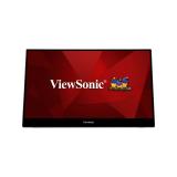 Viewsonic - TD1655 pantalla para PC 39,6 cm (15.6") 1920 x 1080 Pixeles Full HD LED Pantalla táctil Multi-usuario Negro, Plata