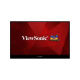 Viewsonic - TD1655 pantalla para PC 39,6 cm (15.6") 1920 x 1080 Pixeles Full HD LED Pantalla táctil Multi-usuario Negro, Plata