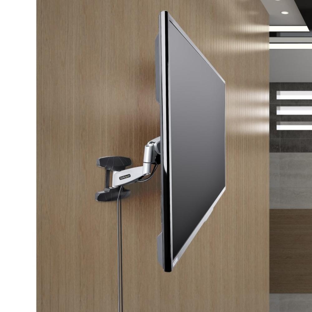 StarTech.com - Soporte VESA de Pared para TV de 23 a 55 Pulgadas - Soporte Mural VESA - Ajustable con Movimiento Total - Brazo C