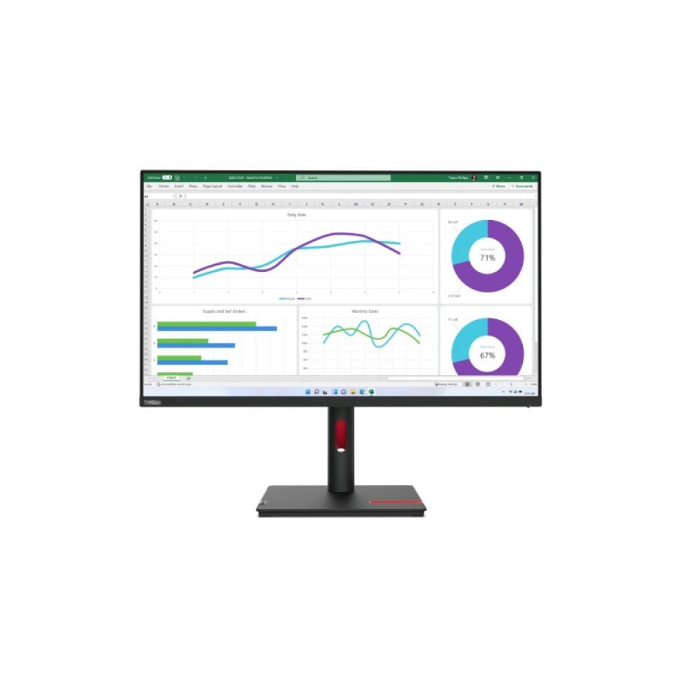 Lenovo - ThinkVision T32h-30 LED display 80 cm (31.5") 2560 x 1440 Pixeles Quad HD Negro