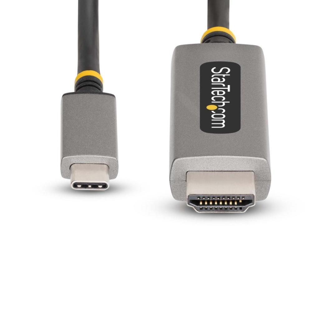StarTech.com - Cable Adaptador de 2m USB-C a HDMI - 8K 60Hz - 4K 144Hz - HDR10 - Cable Conversor de Vídeo USB tipo C a HDMI 2.1