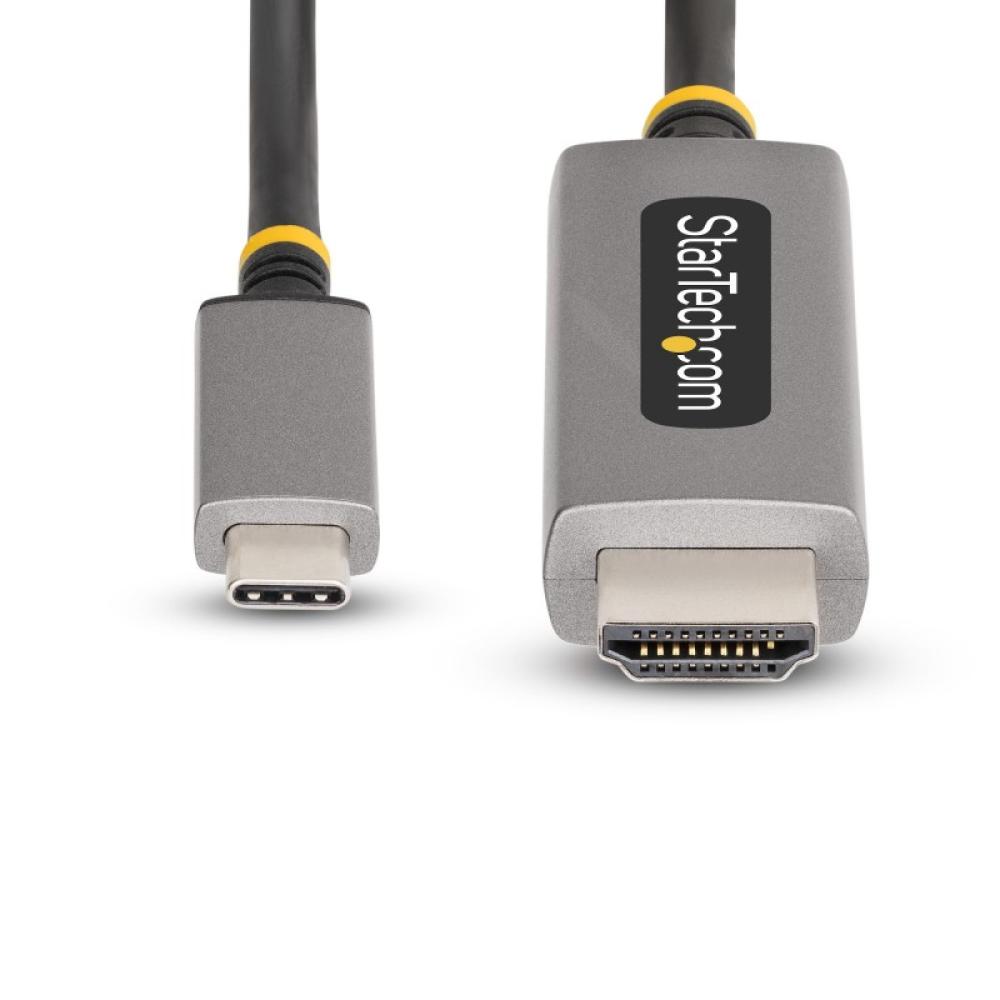 StarTech.com - 136B-USBC-HDMI213M adaptador de cable de vídeo 3 m USB Tipo C HDMI tipo A (Estándar) Gris