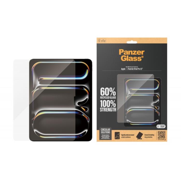 PanzerGlass - Screen Protector iPad Air 13'''' (2024-2026) / iPad Pro 13'''' (2024-2025) / Ultra-Wide Fit Protector de pantalla 