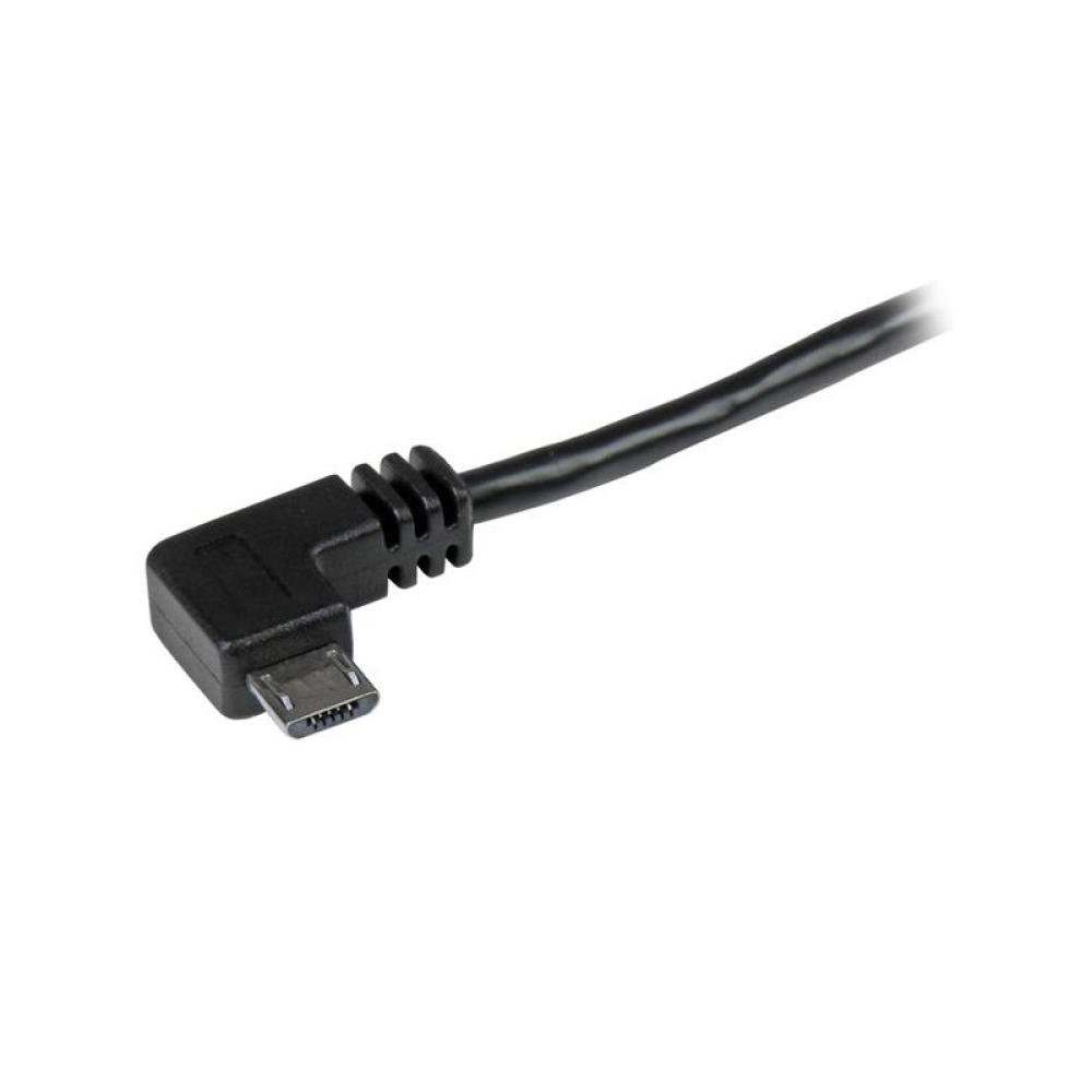 StarTech.com - Cable de 2m Micro USB con conector acodado a la derecha