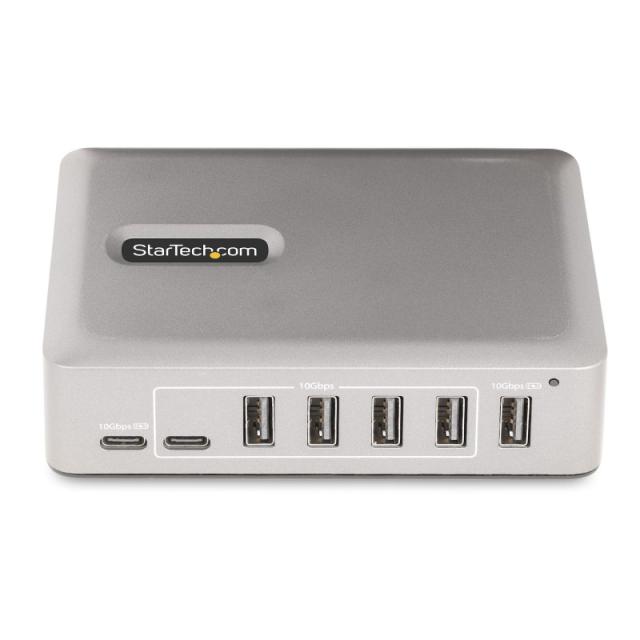 StarTech.com - 10G5A2CS-USB-C-HUB hub de interfaz USB 3.2 Gen 2 (3.1 Gen 2) Type-C 10000 Mbit/s Plata