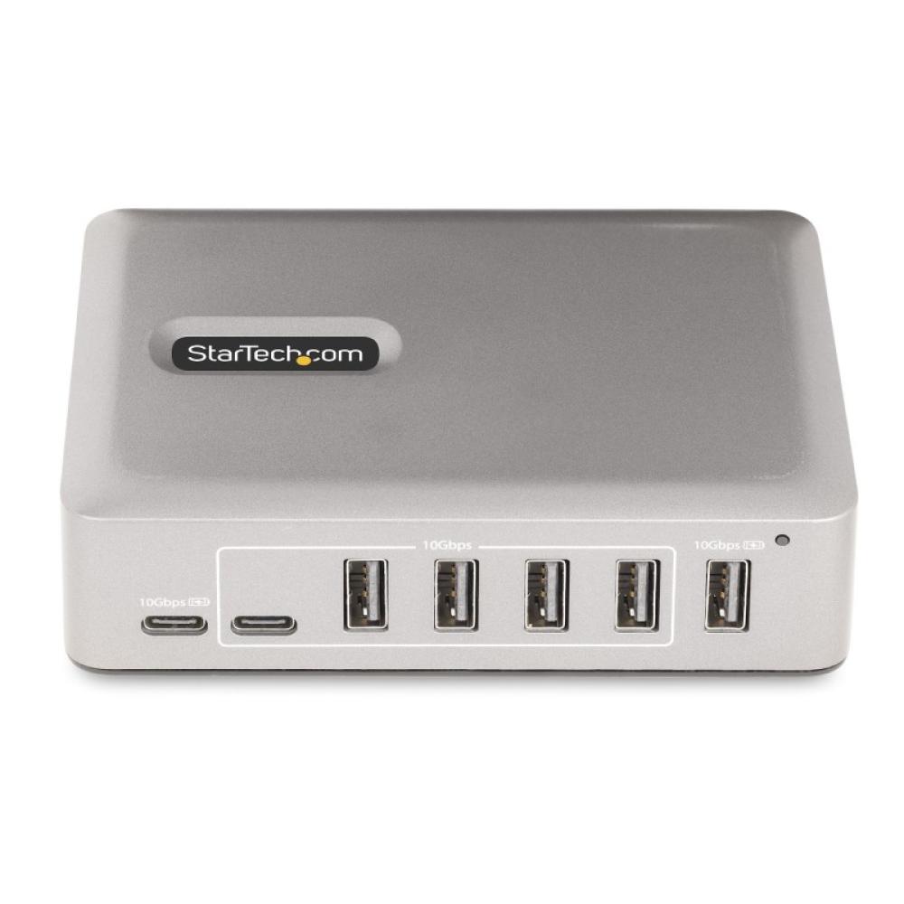 StarTech.com - 10G5A2CS-USB-C-HUB hub de interfaz USB 3.2 Gen 2 (3.1 Gen 2) Type-C 10000 Mbit/s Plata
